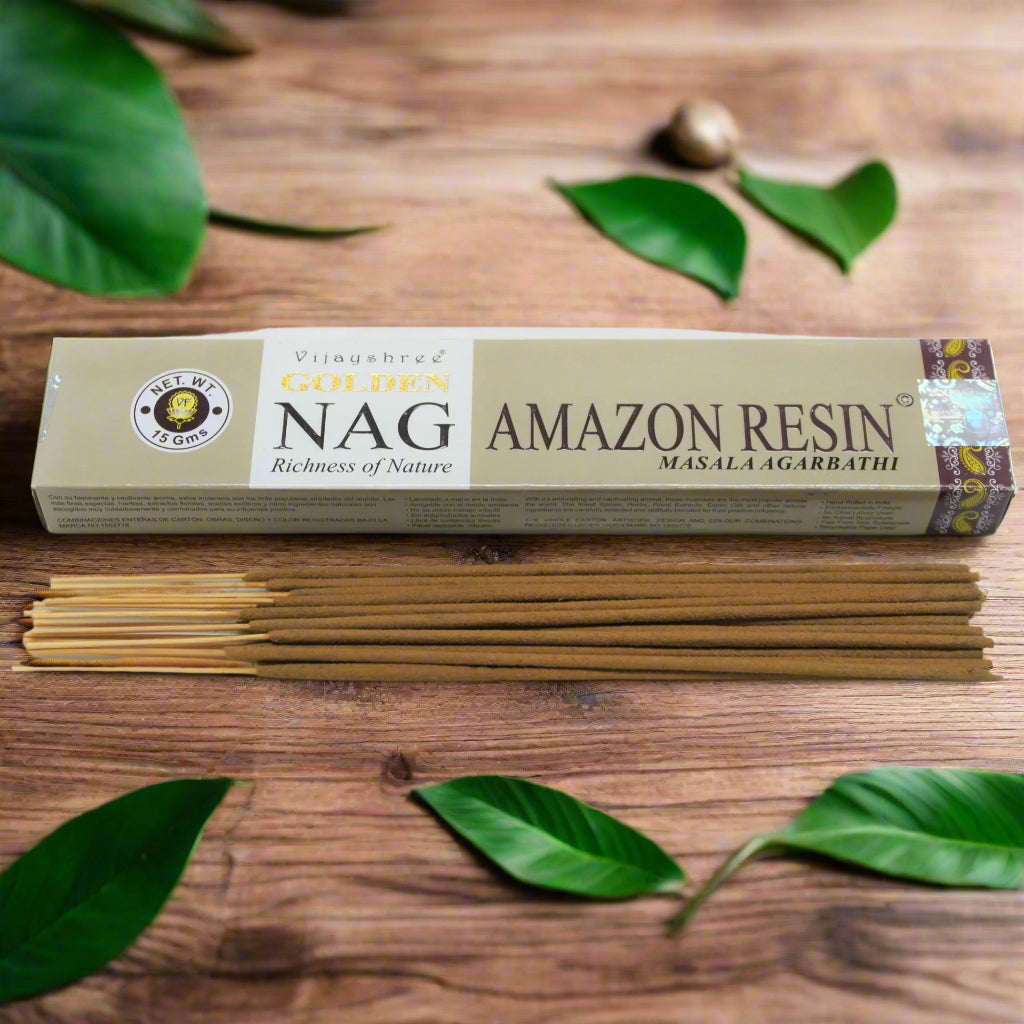 Golden Nag Amazon Resin imported incense sticks