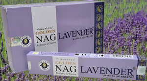 Golden Nag Lavender imported incense sticks