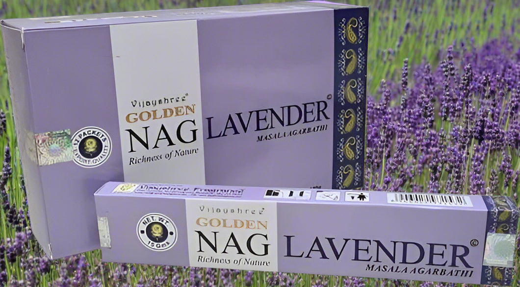 Golden Nag Lavender imported incense sticks