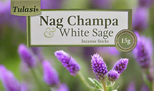 Tulasi Nag champa & White sage imported incense sticks