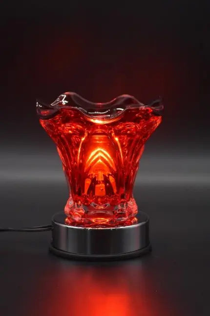 Touch activated electric oil and wax burners