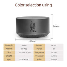 Load image into Gallery viewer, 500ml Flame Diffuser | 8 LED Colors | Ultrasonic Humidifier &amp; Aromatherapy