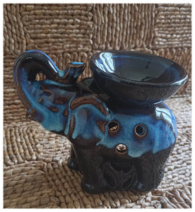 Elephant ceramic oil burner