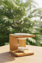 Load image into Gallery viewer, Bamboo Oil Burner for Fragrance Oils &amp; Wax Melts