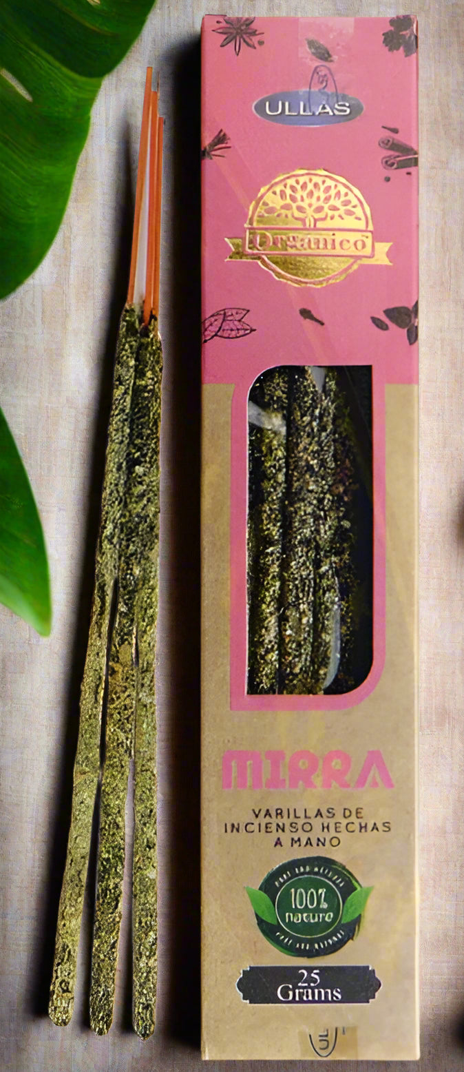 Organico smudge Myrrh imported incense sticks
