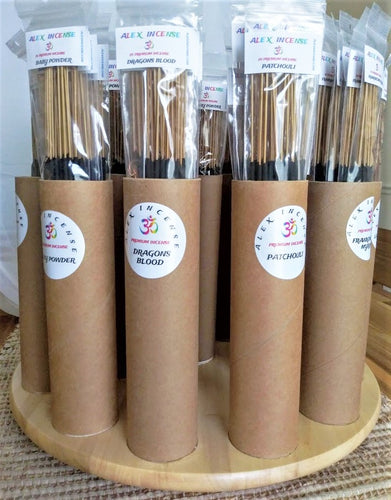 Alex incense  display countertop -Bags of 20 incense
