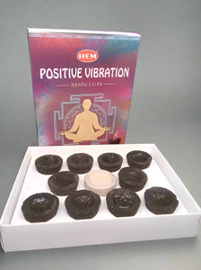 Hem resin incense cup.