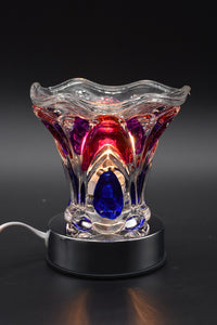 Touch activated electric oil and wax burners