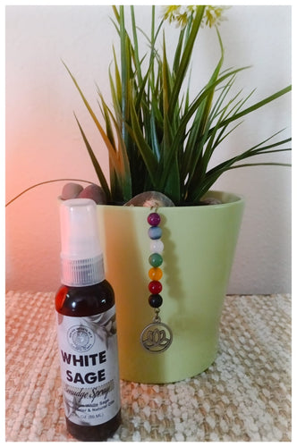 White sage smudging spray