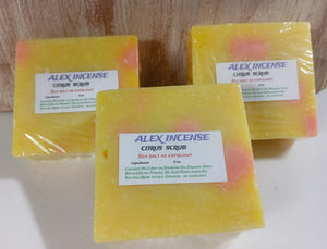 Handmade scrubs soap