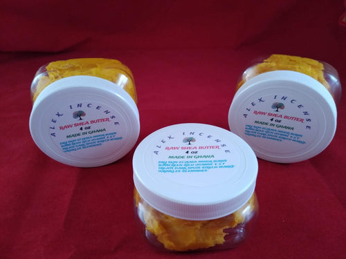 Raw Shea butter. Made in Ghana unrefined - 4 oz
