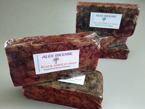Black African soap. 4 oz bar