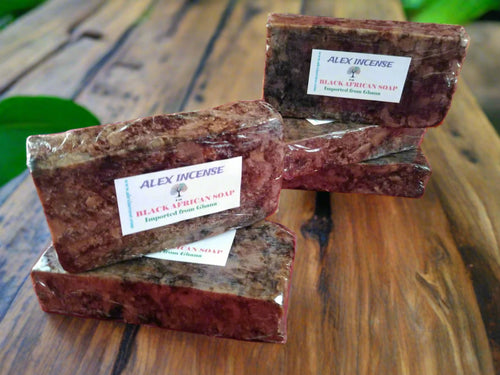 Black African soap. 4 oz bar