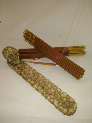 Skull  incense burner