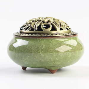 Ceramic incense burner
