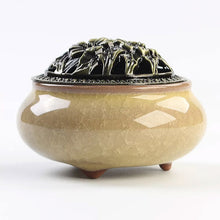 Load image into Gallery viewer, Ceramic incense burner
