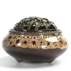 Ceramic incense burner