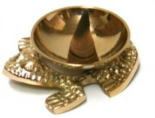 Frog incense cone & charcoal burner