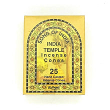 Load image into Gallery viewer, Song of India-India temple Imported incense cones