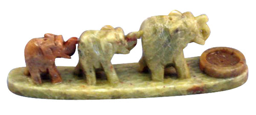 Elephant in line incense  burner